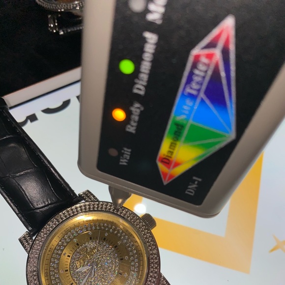 Real diamond men Watch custom made exclusive collections not CZ mot moissanite! - Picture 5 of 5